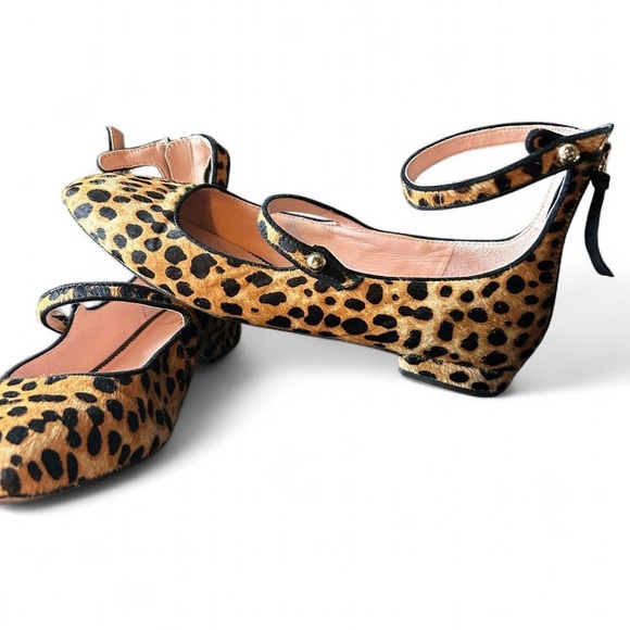J.Crew Collection Leopard print |  Calf Hair | Ballet Flats | Sz 8 🐆 - Picture 7 of 8